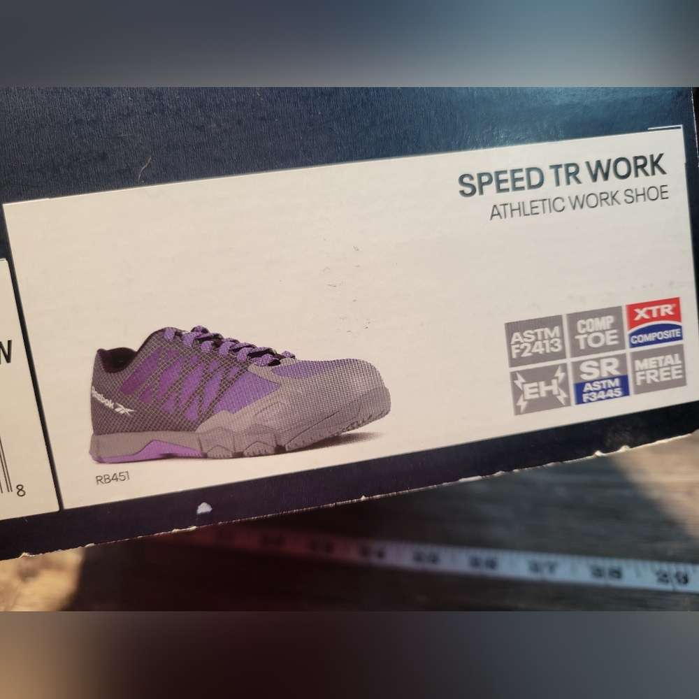 Reeboks NEW IN BOX Work Speed Composite Toe Shoe Womans 10W‎ - Picture 8 of 9